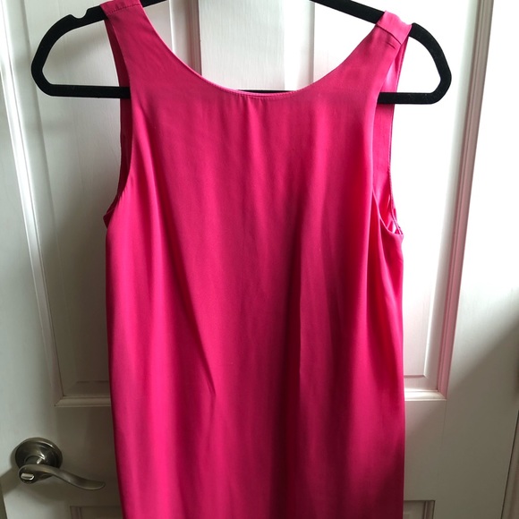 Hot Pink Dress Bow in Back Racer Front Short - Picture 2 of 3